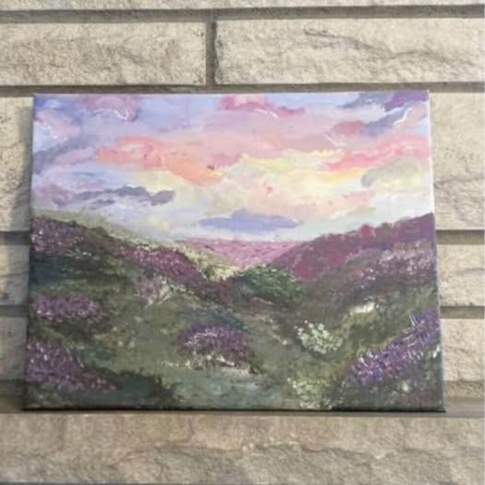 Lavender fields Original Painting by me